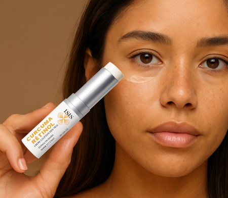 Crème contour des yeux au curcuma et au rétinol
