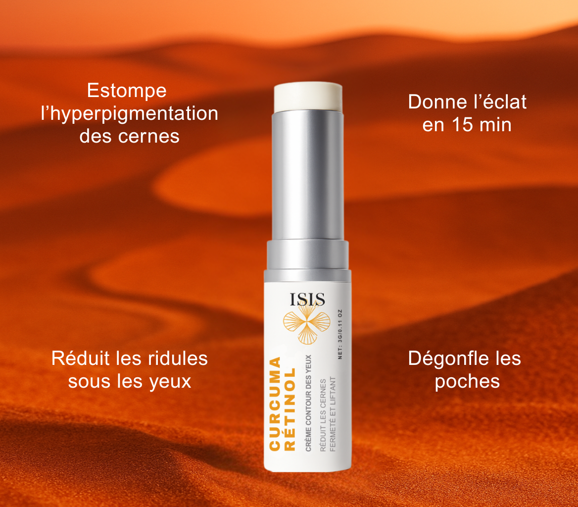 Crème contour des yeux au curcuma et au rétinol