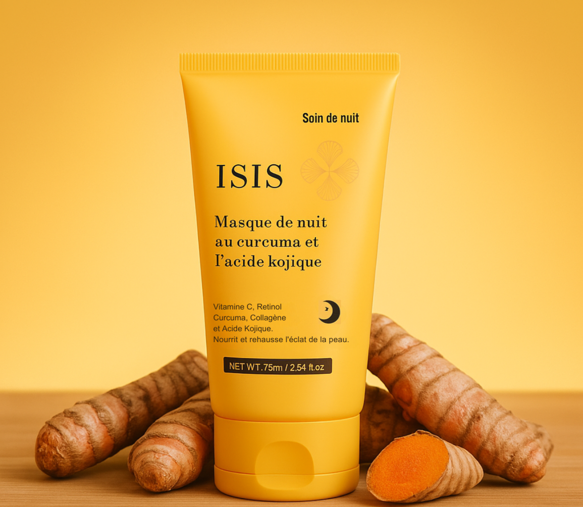 Masque de Nuit au Curcuma & Acide Kojique Peel-Off