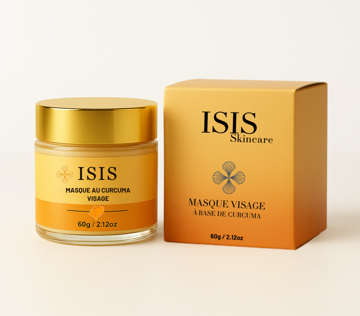 Masque purifiant à l’argile, curcuma et vitamine C