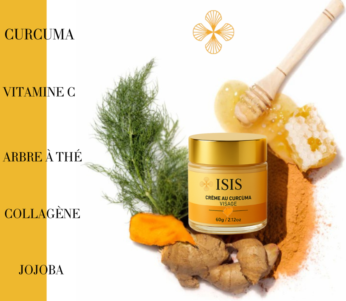 Créme Hydratante au Curcuma et la Vitamine C "Anti-Hyperpigmentation"