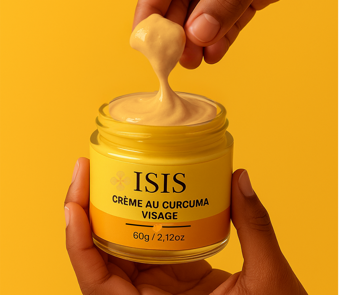 Créme Hydratante au Curcuma et la Vitamine C "Anti-Hyperpigmentation"
