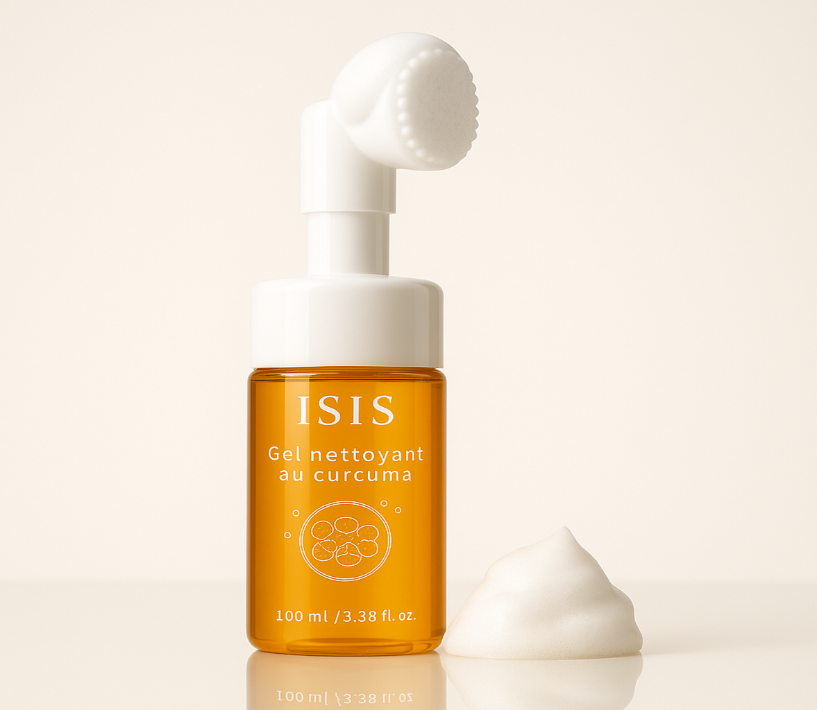 Gel nettoyant au Curcuma et à l'acide Kojique