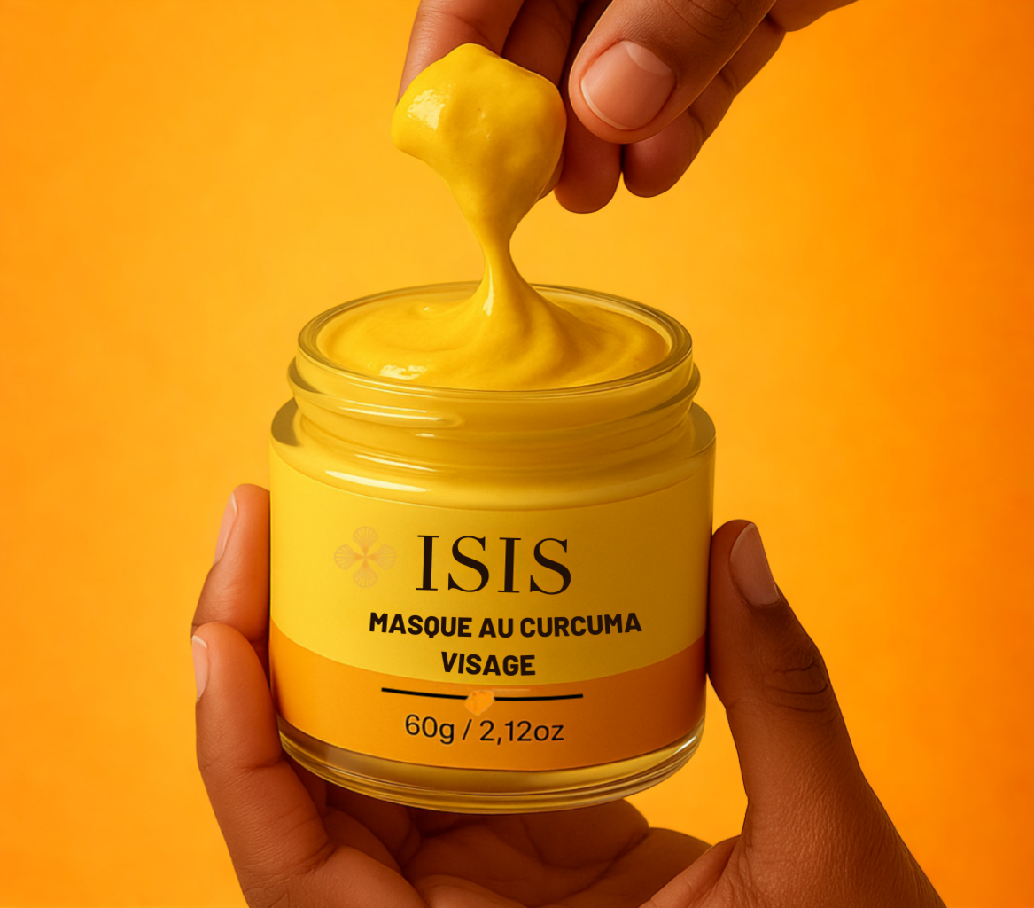 Masque purifiant à l’argile, curcuma et vitamine C